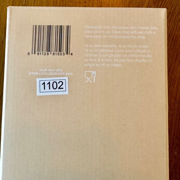 OUR PLACE Layered Lunchbox Set With Utensils NEW Bento Lunch Box Snacks NIB - Picture 6 of 7